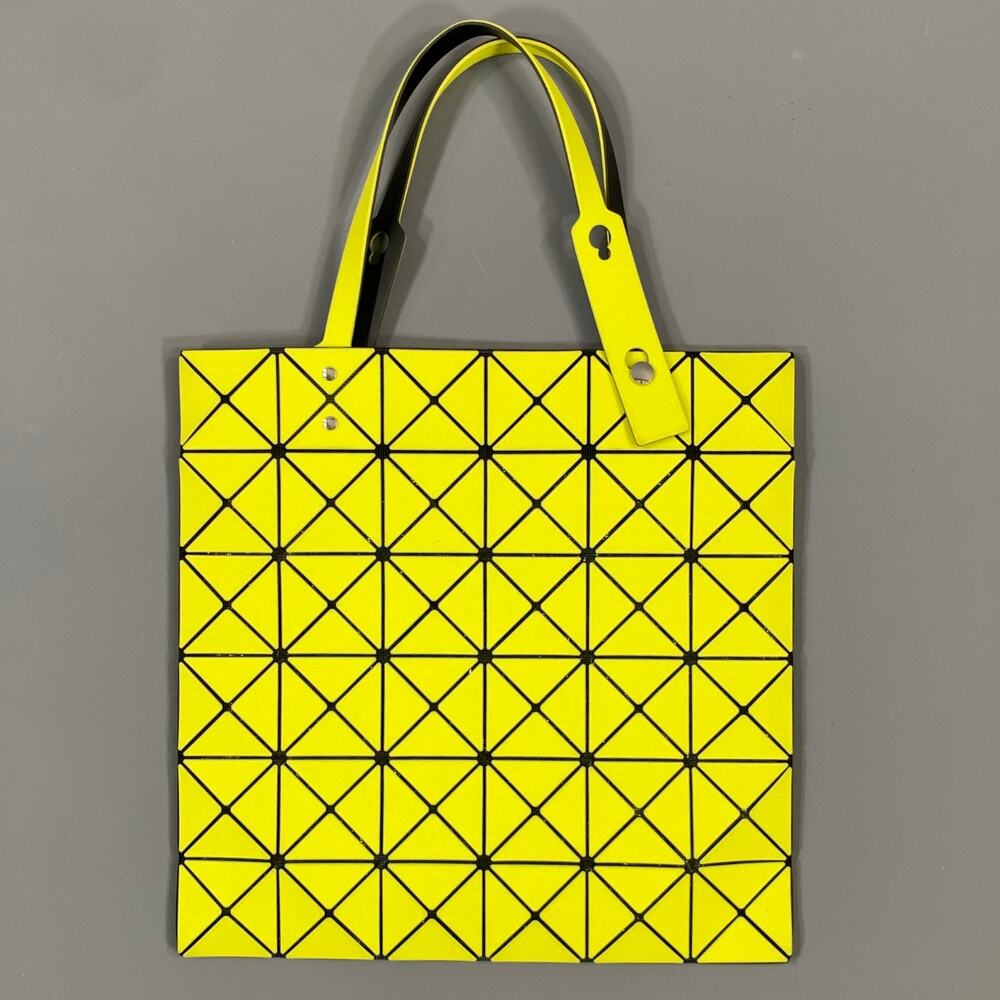 BOA BOA ISSEY MIYAKE Yellow Triangle Tote Bags